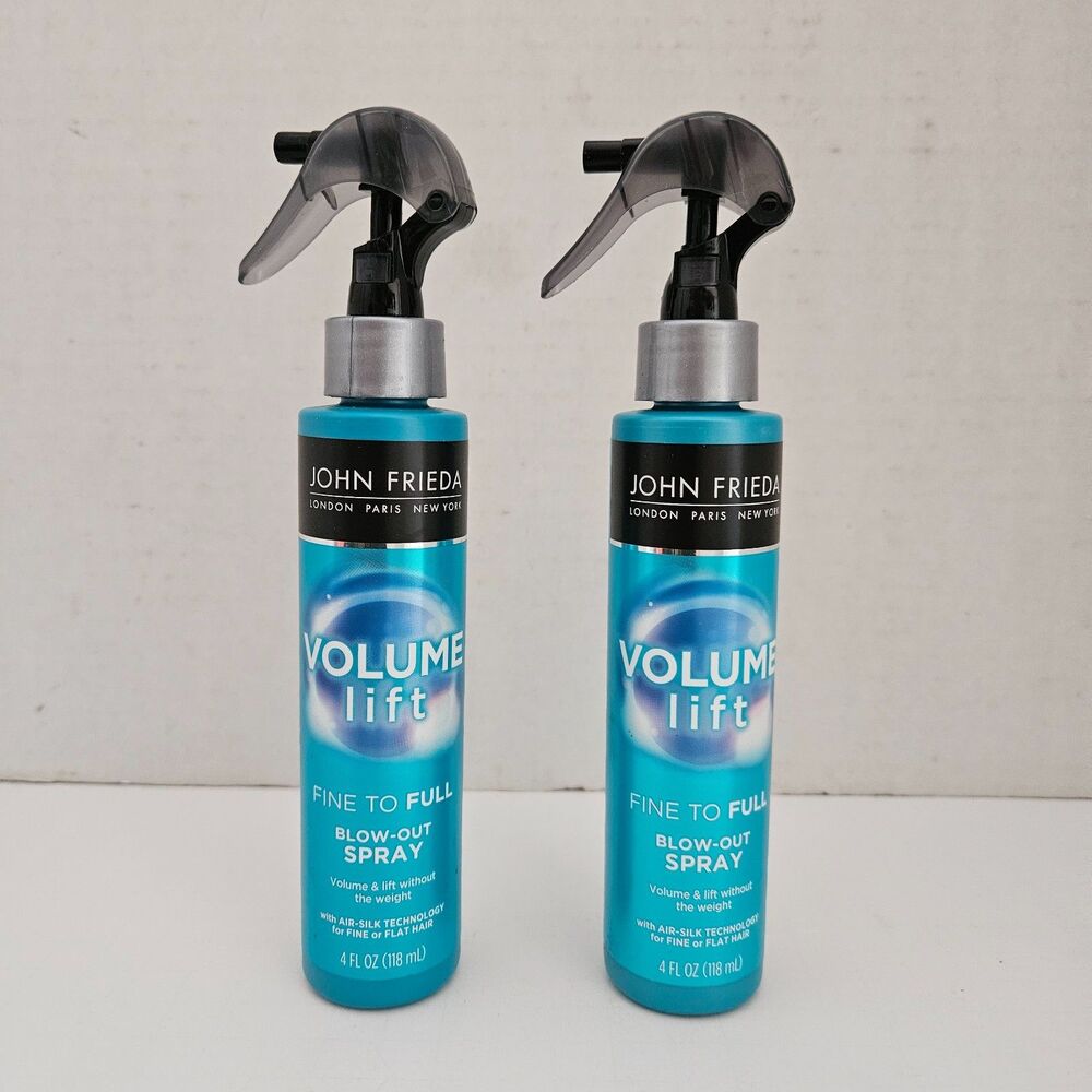 John Frieda Volume Lift Fine To Full Blow Out Spray 2 Bottles 4 fl oz Each